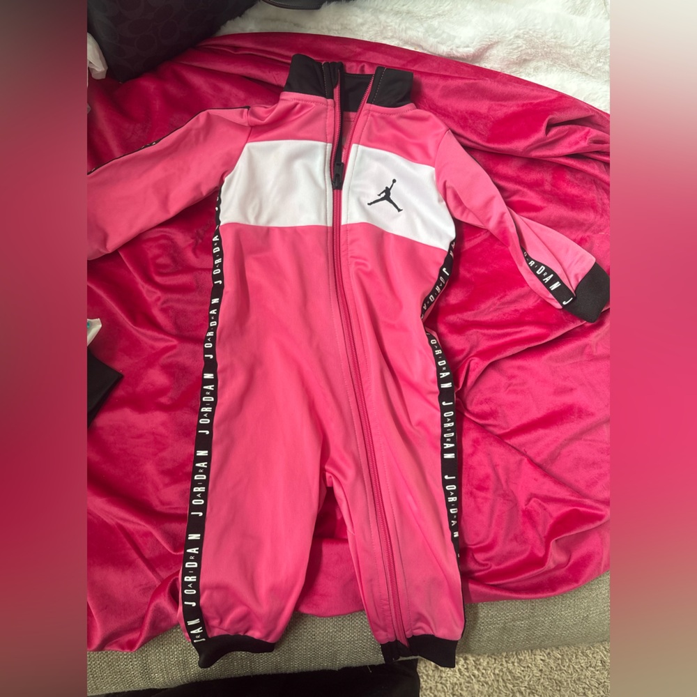 Size 12m baby girl Jordan outfit